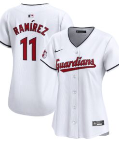 Jose Ramirez Cleveland GuardiansWomen_s Home Limited Player Jersey  White