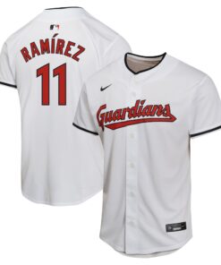 Jose Ramirez Cleveland GuardiansYouth Home Game Player Jersey  White