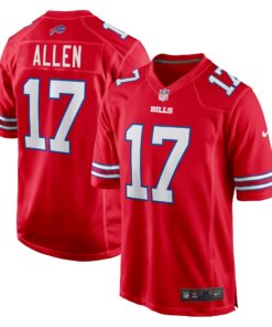 Josh Allen Buffalo Bills  Alternate Game Jersey  Red