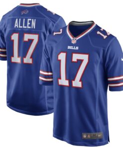 Josh Allen Buffalo Bills  Game Player Jersey  Royal