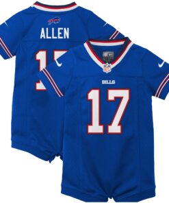 Josh Allen Buffalo Bills  Newborn amp Infant Romper Jersey  Royal