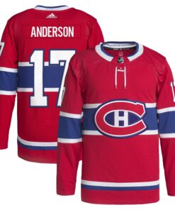 Josh Anderson Montreal Canadiens Home Primegreen Authentic Pro Player  Jersey  Red