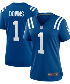 Josh Downs Indianapolis Colts  Women_s Team Game Jersey   Royal