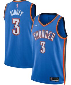 Josh Giddey Oklahoma City Thunder Unisex Swingman Jersey - Icon Edition - Blue
