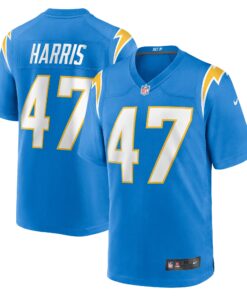 Josh Harris Los Angeles Chargers  Game Jersey  Powder Blue