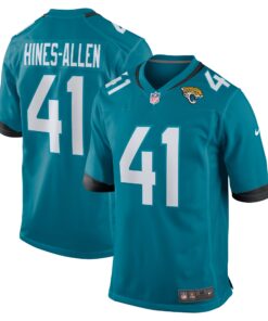 Josh HinesAllen Jacksonville Jaguars  Player Game Jersey  Teal