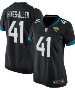 Josh HinesAllen Jacksonville Jaguars  Women_s Alternate Player Game Jersey  Black