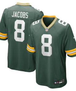 Josh Jacobs Green Bay Packers  Team Game Jersey   Green