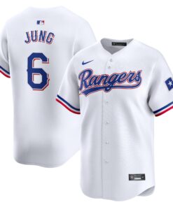 Josh Jung Texas RangersHome Limited Player Jersey  White
