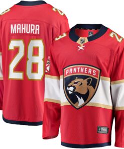 Josh Mahura Florida Panthers Fanatics  Premier Breakaway Player Jersey  Red