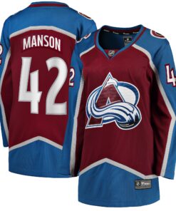 Josh Manson Colorado Avalanche Fanatics Women_s Home Breakaway Player Jersey  Burgundy