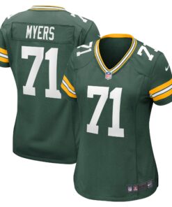 Josh Myers Green Bay Packers  Women_s Game Jersey  Green