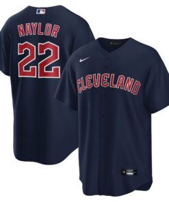 Josh Naylor Cleveland GuardiansAlternate Replica Jersey  Navy