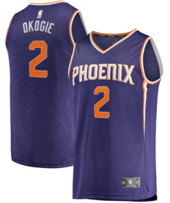 Josh Okogie Phoenix Suns Fanatics Fast Break Replica Jersey - Icon Edition - Purple