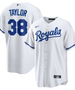 Josh Taylor Kansas City RoyalsHome Replica Player Jersey  White