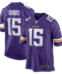 Joshua Dobbs Minnesota Vikings   Game Jersey   Purple