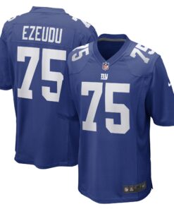 Joshua Ezeudu New York Giants  Game Player Jersey  Royal