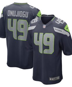 Joshua Onujiogu Seattle Seahawks  Game Player Jersey  College Navy 1