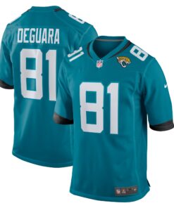 Josiah Deguara Jacksonville Jaguars  Team Game Jersey   Teal
