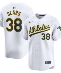 JP Sears Oakland AthleticsHome Limited Player Jersey  White