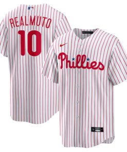 JT Realmuto Philadelphia PhilliesHome Replica Player Name Jersey  White