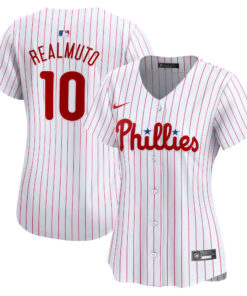 J.T. Realmuto Philadelphia PhilliesWomen_s Home Limited Player Jersey  White