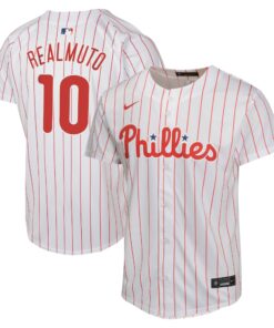 J.T. Realmuto Philadelphia PhilliesYouth Home Game Player Jersey  White