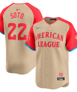 Juan Soto American League2024 MLB AllStar Game Limited Player Jersey  Cream
