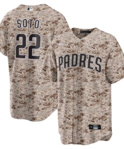 Juan Soto San Diego PadresUSMC Alternate Replica Player Jersey  Camo