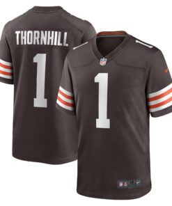 Juan Thornhill Cleveland Browns  Game Player Jersey  Brown