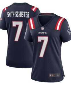 JuJu SmithSchuster New England Patriots  Women_s Game Player Jersey  Navy 1