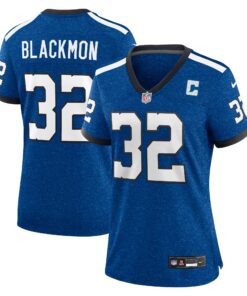 Julian Blackmon Indianapolis Colts  Women_s Indiana Nights Alternate Game Jersey  Royal