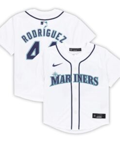 Julio RodrÃ­guez Seattle MarinersPreschool Home Game Jersey  White