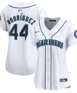 Julio RodrÃ­guez Seattle MarinersWomen_s Home Limited Player Jersey  White