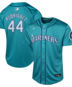 Julio RodrÃ­guez Seattle MarinersYouth Alternate Limited Player Jersey  Aqua