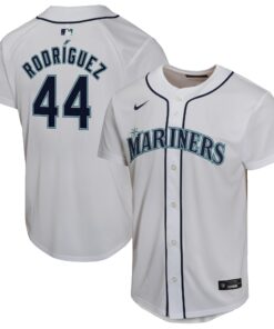 Julio RodrÃ­guez Seattle MarinersYouth Home Game Player Jersey  White