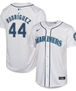 Julio RodrÃ­guez Seattle MarinersYouth Home Limited Jerseynbspâ€“ White