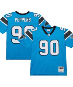 Julius Peppers Carolina Panthers Mitchell amp Ness  Legacy Replica Jerseynbspâ€“ Blue