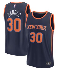 Julius Randle New York Knicks Fanatics Fast Break Replica Player Jersey - Statement Edition - Navy 1