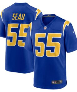 Junior Seau Los Angeles Chargers  Retired Player Alternate Game Jersey  Royal