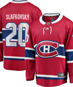 Juraj Slafkovsky Montreal Canadiens Fanatics Home Premier Breakaway Player Jersey  Red