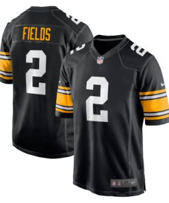 Justin Fields Pittsburgh Steelers   Alternate Game Jerseynbspâ€“ Black