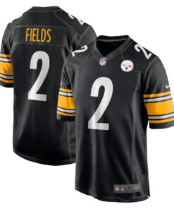 Justin Fields Pittsburgh Steelers  Game Player Jersey  Black