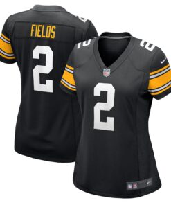 Justin Fields Pittsburgh Steelers  Women_s   Alternate Game Jerseynbspâ€“ Black