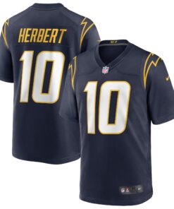 Justin Herbert Los Angeles Chargers  Alternate Game Jersey  Navy