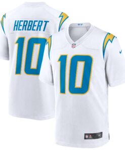 Justin Herbert Los Angeles Chargers  Game Jersey  White