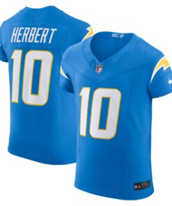 Justin Herbert Los Angeles Chargers   Vapor F.U.S.E. Elite Jersey  Powder Blue