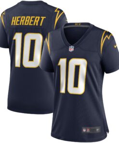 Justin Herbert Los Angeles Chargers  Women_s Game Jersey  Navy