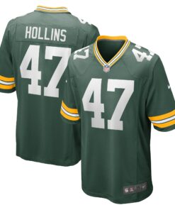 Justin Hollins Green Bay Packers  Home Game Player Jersey  Green