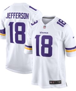 Justin Jefferson Minnesota Vikings  Game Player Jersey  White